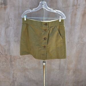 APC Button Front Mini skirt